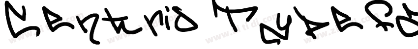 Centrio Typeface Out字体转换